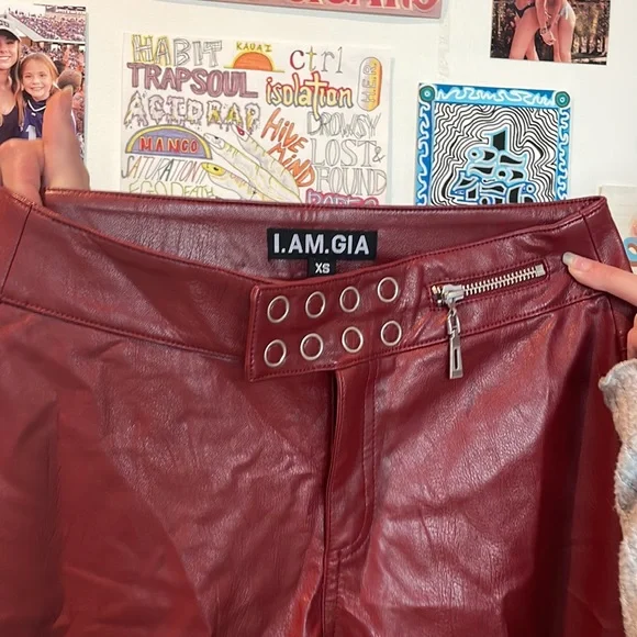 I.am.gia Reika PU Leather Pant - Picture 3 of 4